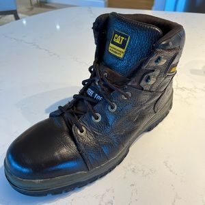 Caterpillar Work Boots Steel Toe Size 10.5